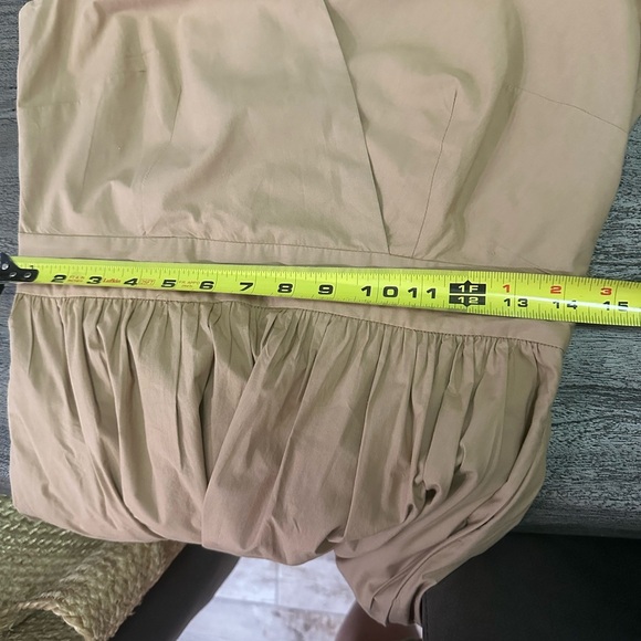 J. Crew Tan Wrap Tiered Midi Sundress - Picture 7 of 8